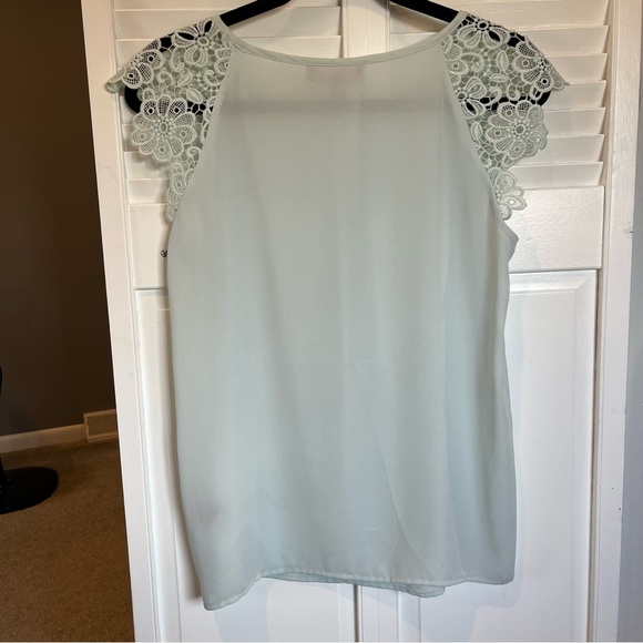 Philosophy Mint Green Short Sleeve Blouse - Picture 2 of 9